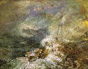 Joseph Mallord William Turner Fire at Sea painting